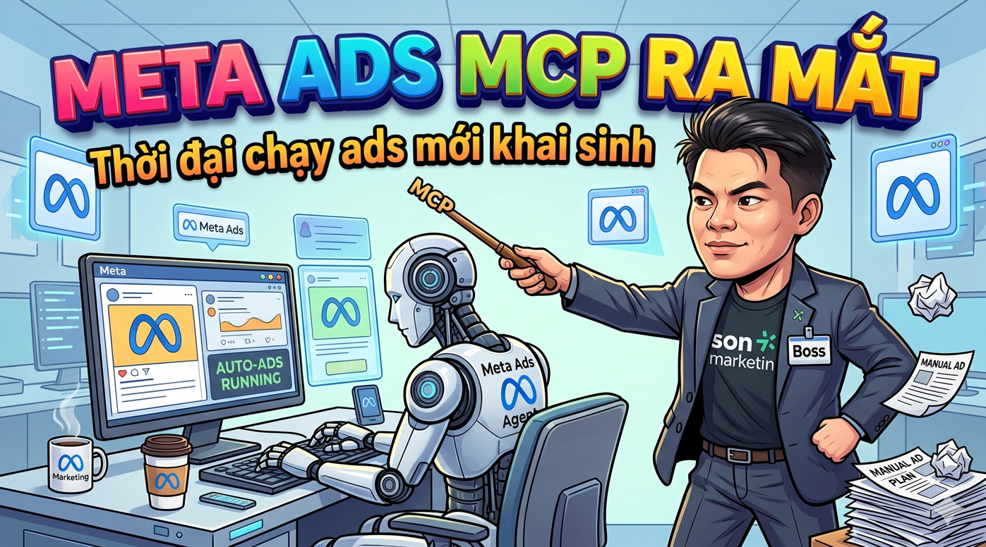 Meta Ads MCP là gì? Cẩm nang AI Agent chạy quảng cáo Facebook cho chủ shop và người chạy ads