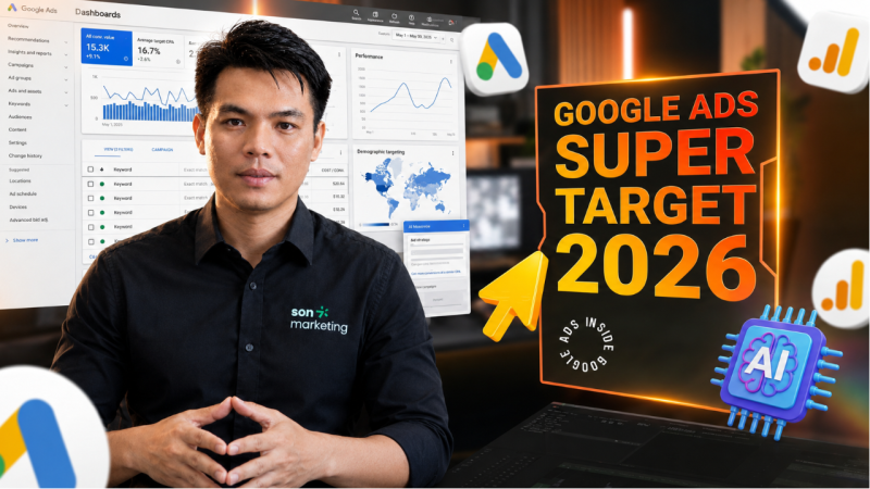 Google Ads Super Target 2026: Nhắm mục tiêu chuyên sâu